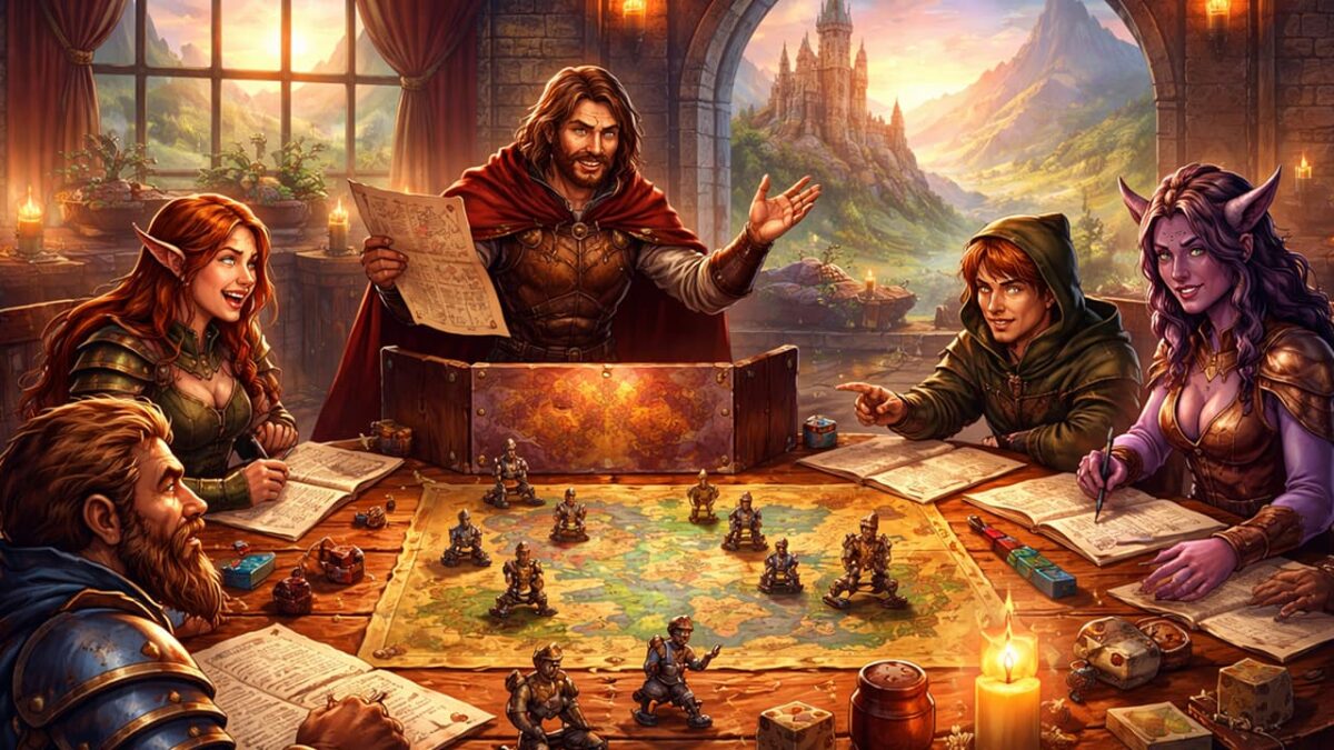 Mengembangkan Dunia Fantasi dalam Board Game Roleplay