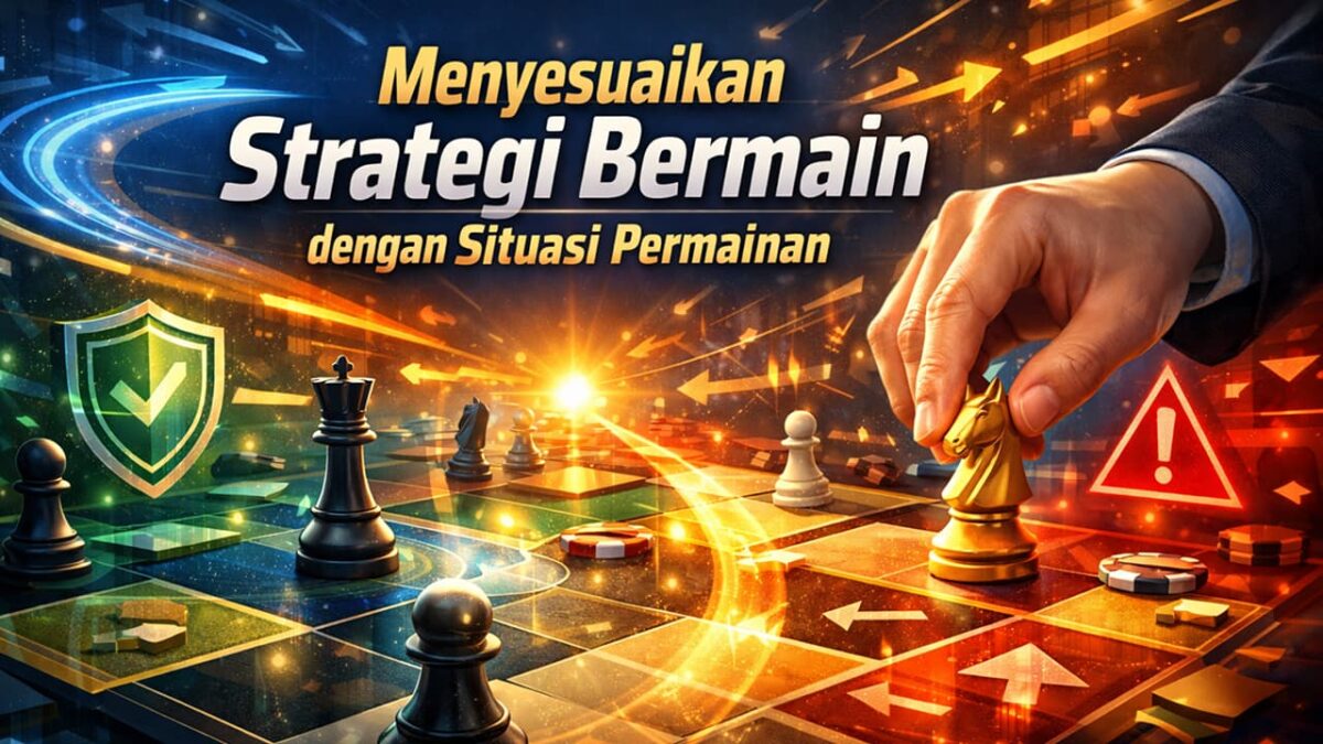 Menyesuaikan Strategi Bermain dengan Situasi Permainan